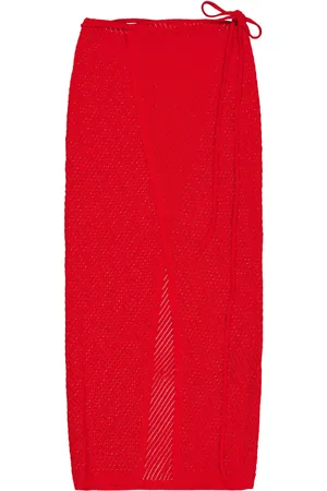 LANEUS Knitted longuette skirt