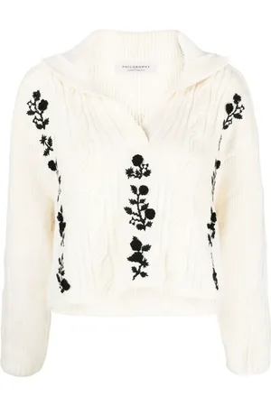 Serafini Cable-knit wool sweater