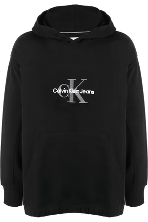 Calvin Klein Archival Monologo logo-embroidered hoodie