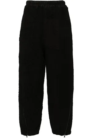 BY WALID Tapered-leg cotton trousers