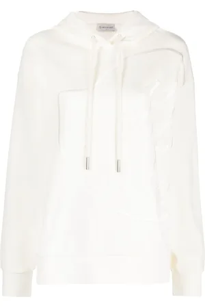 Moncler Logo-embroidered cotton hoodie
