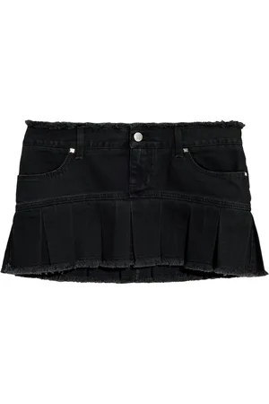 MISBHV Logo patch denim skirt