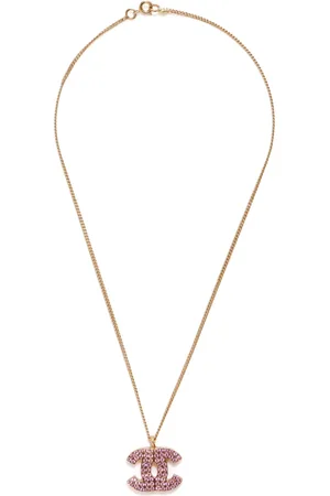 CHANEL 2002 CC pendant necklace