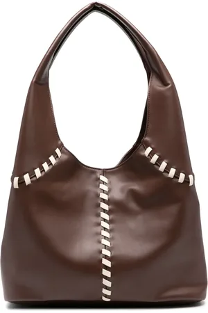 THEMOIRÈ Ninfa whipstitch shoulder bag