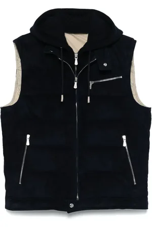 ELEVENTY Suede gilet