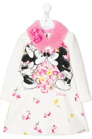 MONNALISA Disney-motif ruffled dress