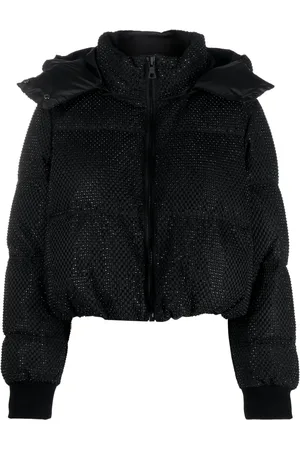 ALICE+OLIVIA Robena crystal-embellished puffer jacket
