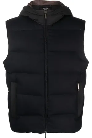 PESERICO SIGN Hooded padded gilet