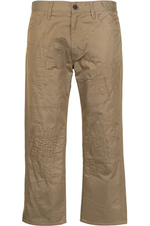 JUNYA WATANABE Embroidered cropped chinos