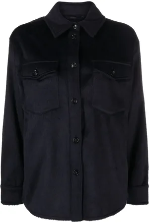 Woolrich Brushed-effect button-down overshirt