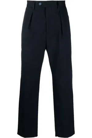 Etro Side-stripe straight-leg trousers