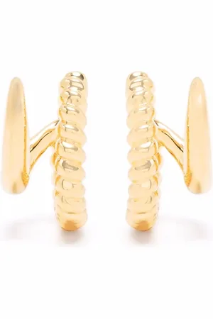 Missoma Twisted claw hoop earrings