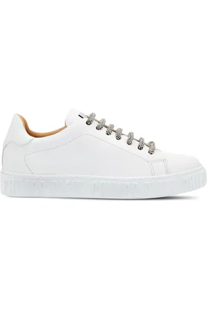 Philipp Plein Low-top lace-up leather sneakers