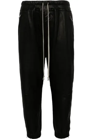Rick Owens Cropped leather trousers