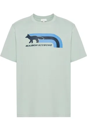 Maison Kitsuné Logo-appliqué cotton T-shirt
