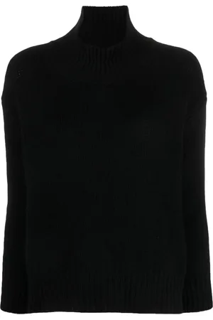 LISKA Ribbed-knit cashmere jumper