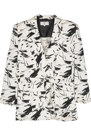 VALENTINO GARAVANI 1980s cloqué-effect blazer