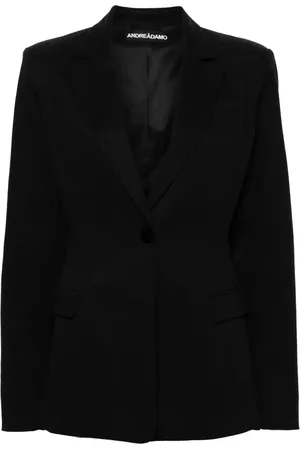 ANDREADAMO Single-breasted twill blazer