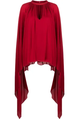 Elie saab Ruched silk blouse