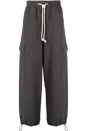 FIVE CM Multi-pocket drawstring track pants