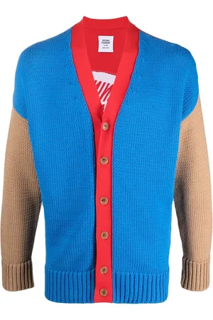 Opening Ceremony Colour-block logo cardigan