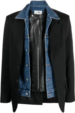 Maison Margiela Layered single-breasted blazer