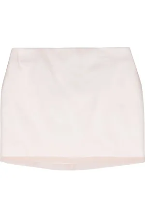 Sportmax Double-layer silk miniskirt