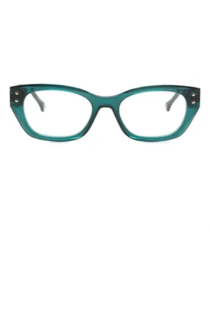 Carolina Herrera Logo-plaque cat-eye frame glasses