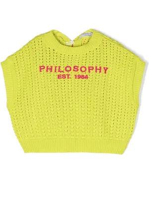 PHILOSOPHY DI LORENZO SERAFINI Logo-embroidered cotton jumper