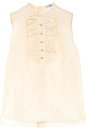 CHANEL 1986-1988 silk blouse