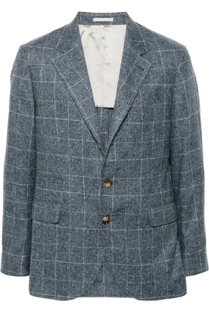 Brunello Cucinelli Check-pattern blazer