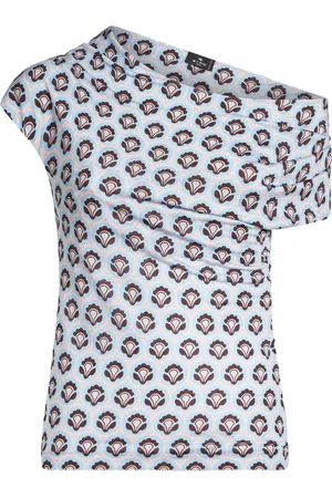 Etro Abstract-print asymmetric top