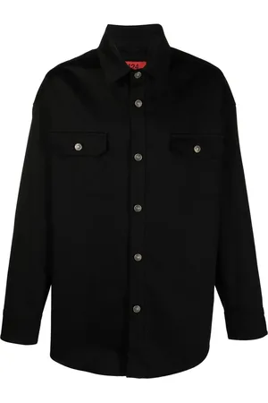 424 FAIRFAX Button-down fitted shirt jacker