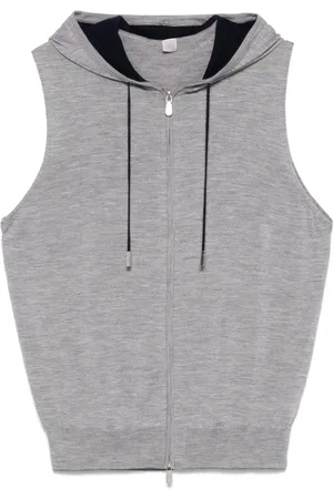 ELEVENTY Hooded vest