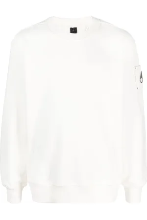Moose Knuckles Hartsfield logo-plaque sweatshirt