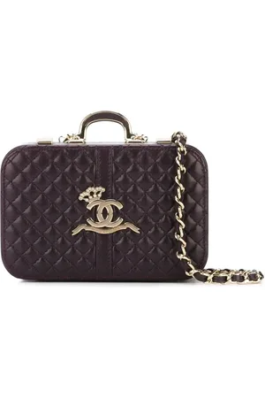 CHANEL 2008 micro Paris-London clutch bag