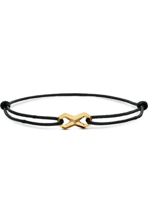 David Yurman 18kt yellow Infinity Link cord bracelet (9mm)