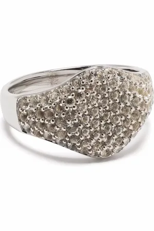 TOM WOOD Mini oval cocktail ring