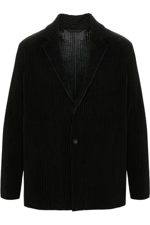 Issey Miyake Basics plissé blazer
