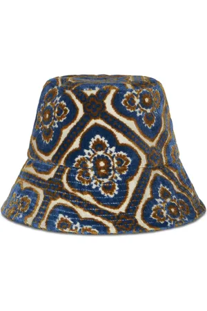 Etro Patterned-jacquard terry-cloth bucket hat