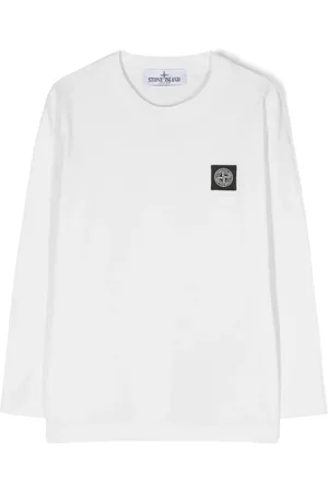 Stone Island Compass-patch cotton T-shirt