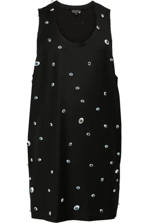Comme des Garçons Eye-appliqué wool tank top