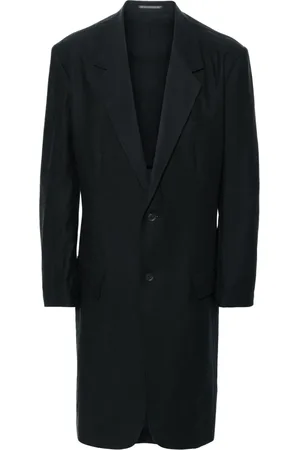 YOHJI YAMAMOTO Graphic-print coat