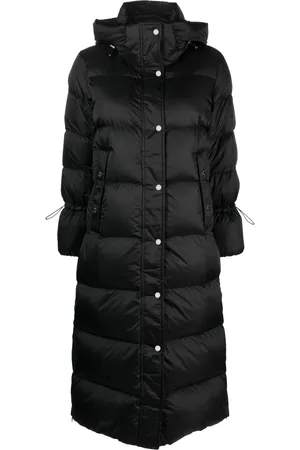 MOORER Padded feather-down coat