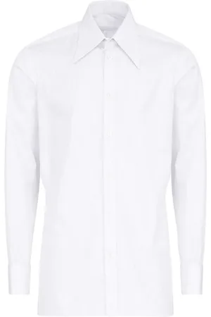 Maison Margiela Pinstripe cotton poplin shirt
