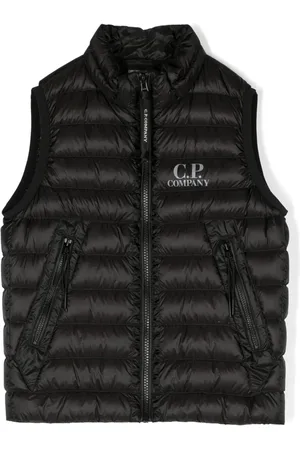 C.P. Company Logo-print padded gilet