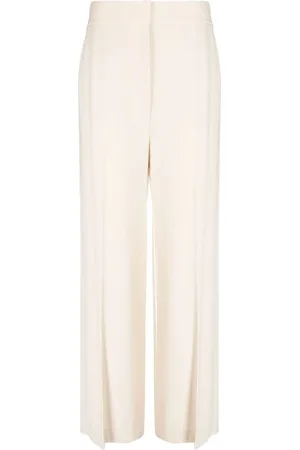 Khaite High-waisted wide-leg trousers