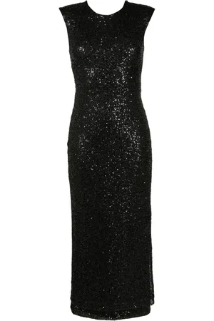Gloria Coelho Sequin-embellished sleeveless dress