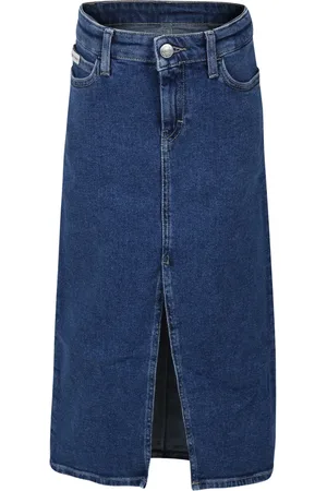 Calvin Klein Denim midi skirt
