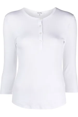Filippa K Button-up jersey top
